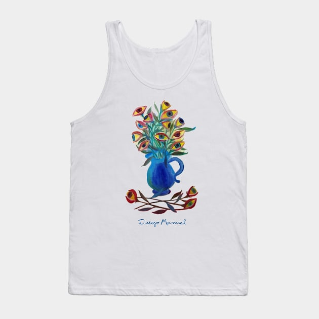 Plant with eyes Tank Top by diegomanuel